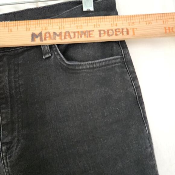 Hudson Noa Stellar straight Leg Jeans Black 29 washed relaxed fit grunge concert - Picture 4 of 12